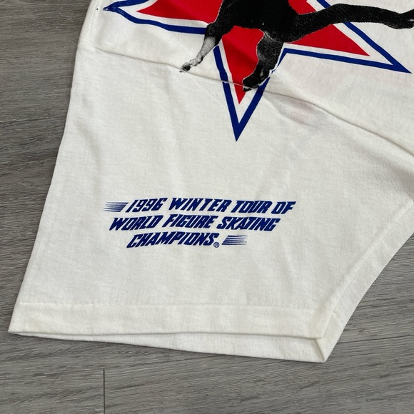 Vintage 1996 Tour of World Figure Skating Champions AOP Graphic Tee XL - Picture 3 of 6